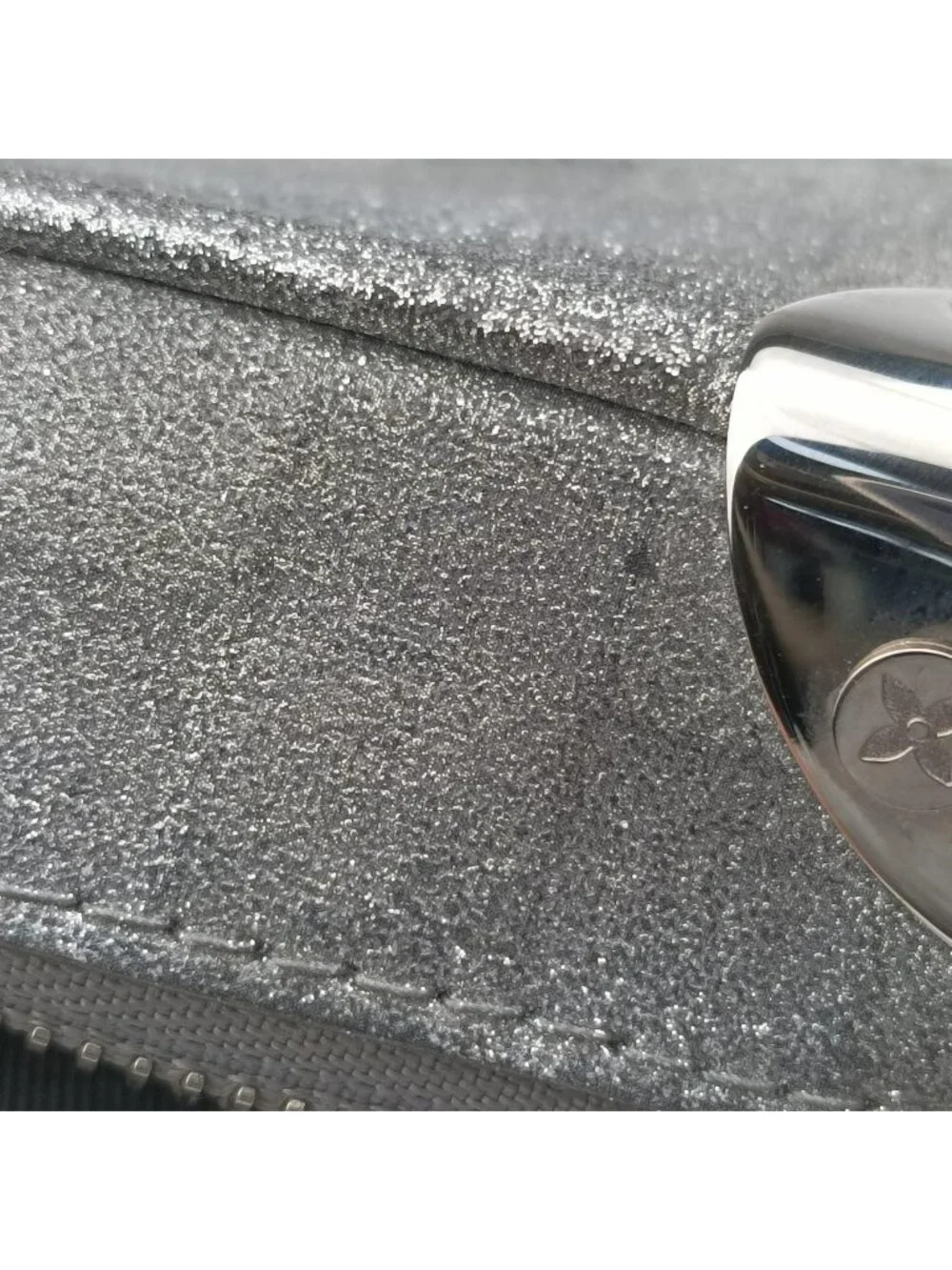 Louis Vuitton Mini Soft Trunk Silver Leather